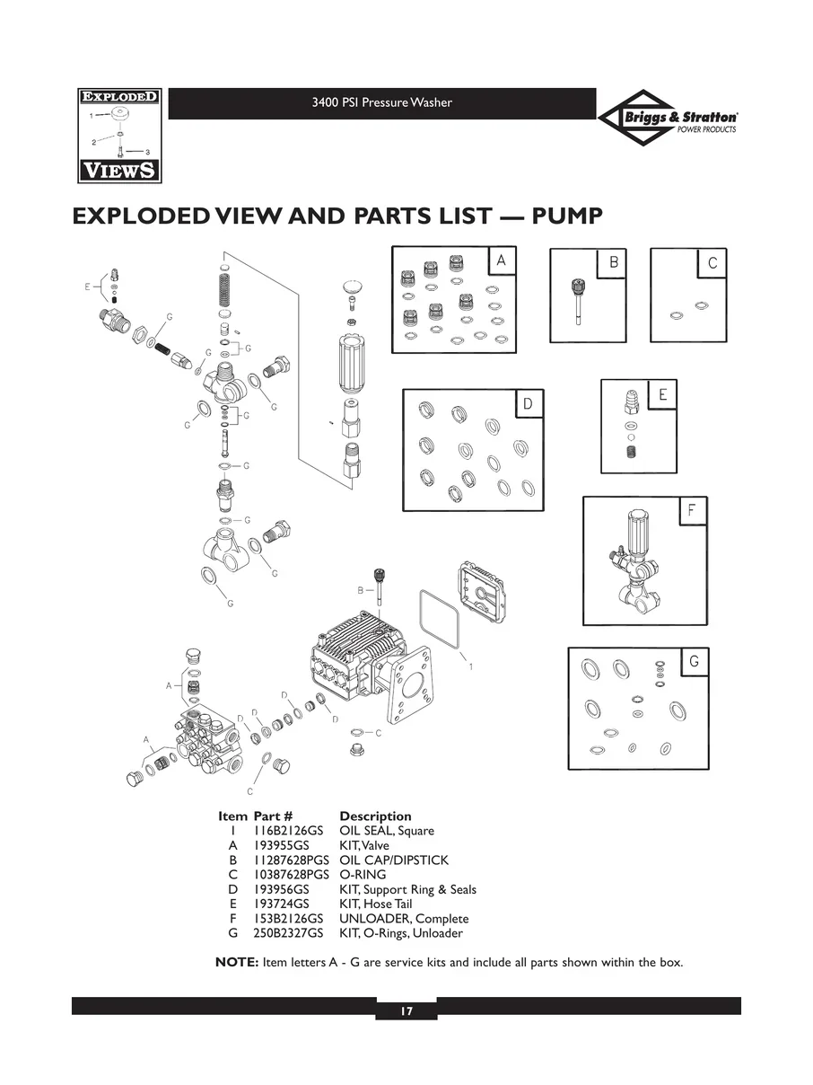 BRIGGS AND STRATTON, 01988, IPL.17